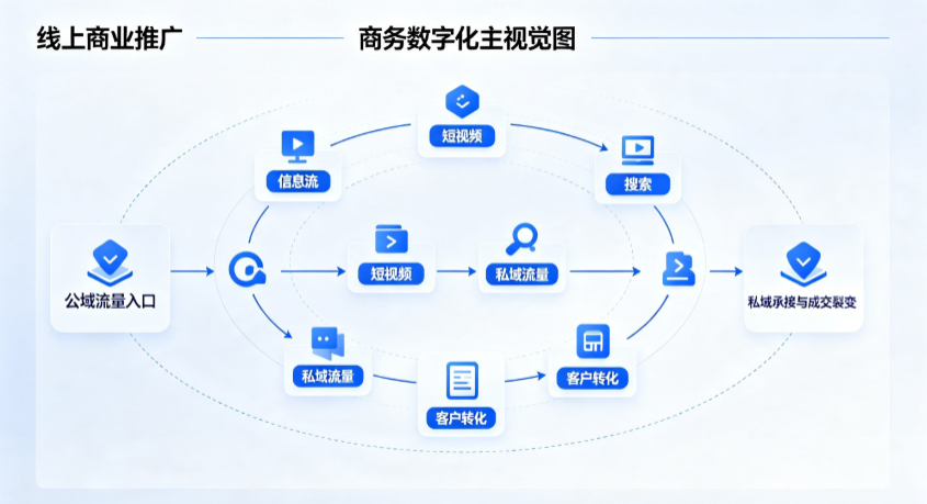 桂平市线上商业推广怎么做？全域流量闭环搭建与低成本转化实战指南